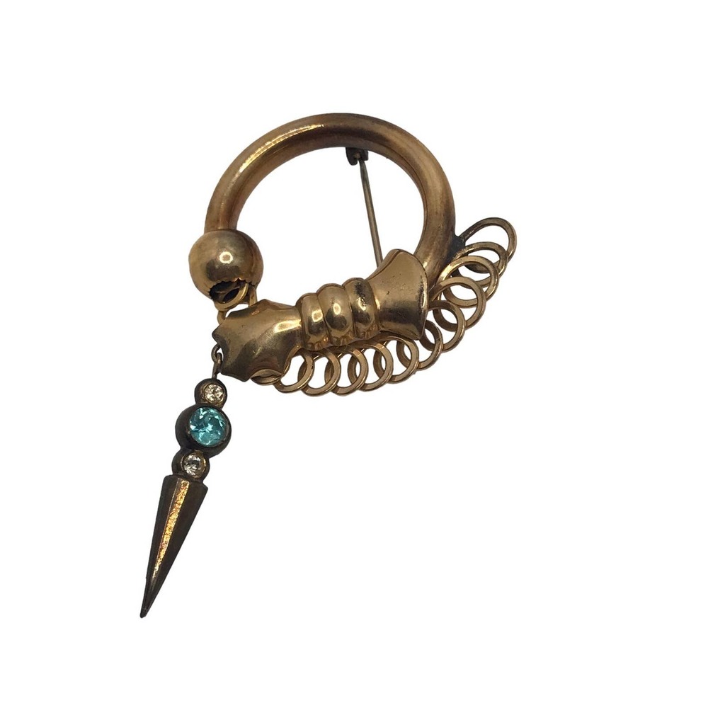 Vintage Gold Filled Aregel Signed brooch
